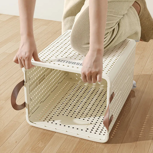 Foldable Laundry Basket with wheels