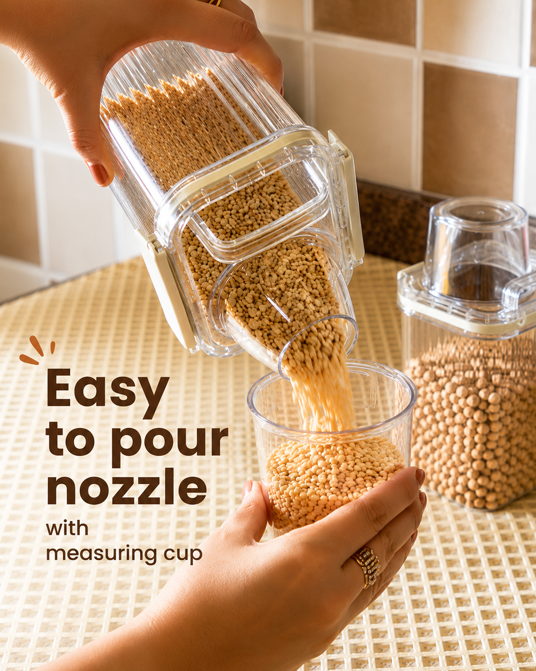 Daal Storage Containers, Airtight & Leakproof - 1,300 ml