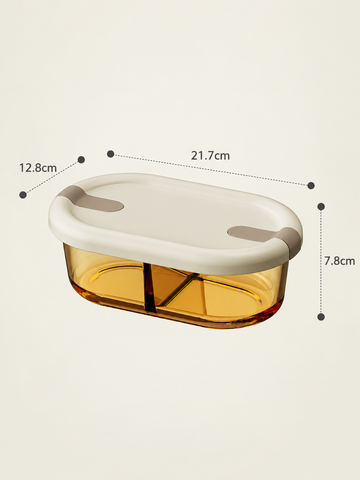 Microwave-Safe Glass Lunch Box & Food Storage Box – 750 ml