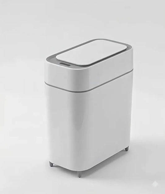 Slim Motion Sensor Trash Can with Detachable wooden Legs - 10 Ltr