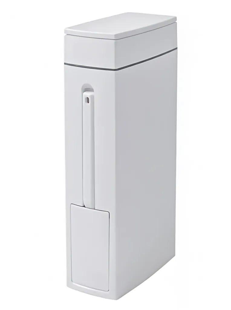Push Lid Bathroom Dustbin with cleaning brush- 4.5 Ltr