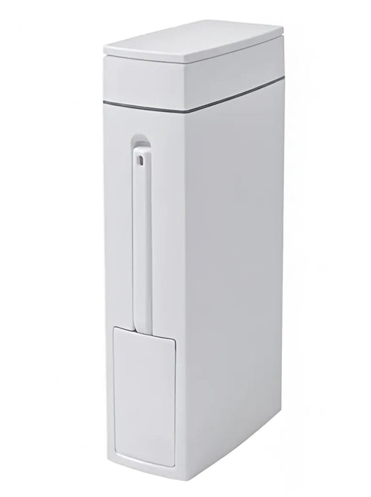 Push Lid Bathroom Dustbin with cleaning brush- 4.5 Ltr