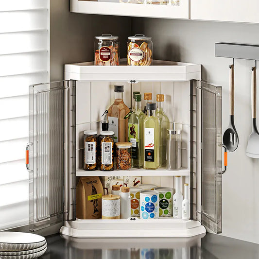 Multipurpose Corner Storage Cabinet