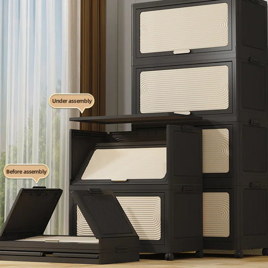 GlideStack Storage Cabinet with Wheels - 70 cm