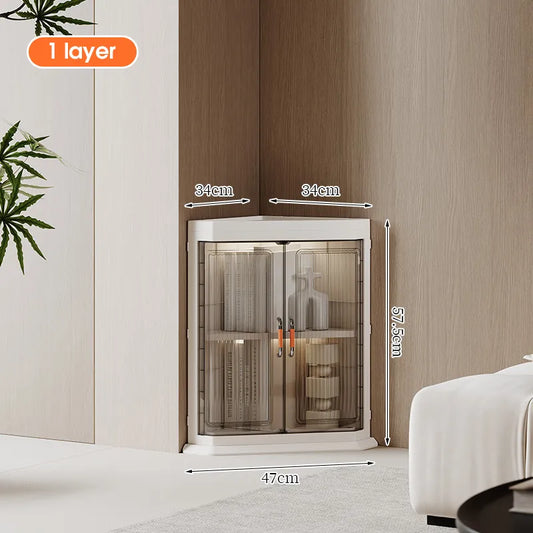 Multipurpose Corner Storage Cabinet