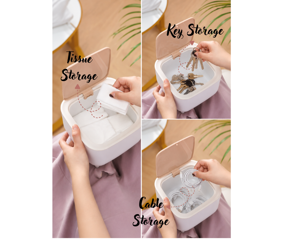 Mini Portable Tabletop Tissue Box