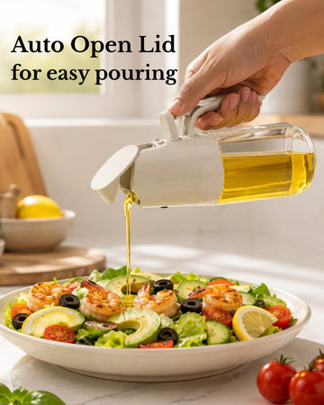 Oil Spray bottle with Dispenser – Kitchen Oil Bottle - 500 ml