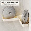 Strong waterproof bathroom corner shelf