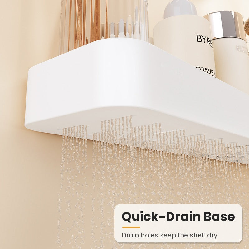 Quick-drain base with drainage holes