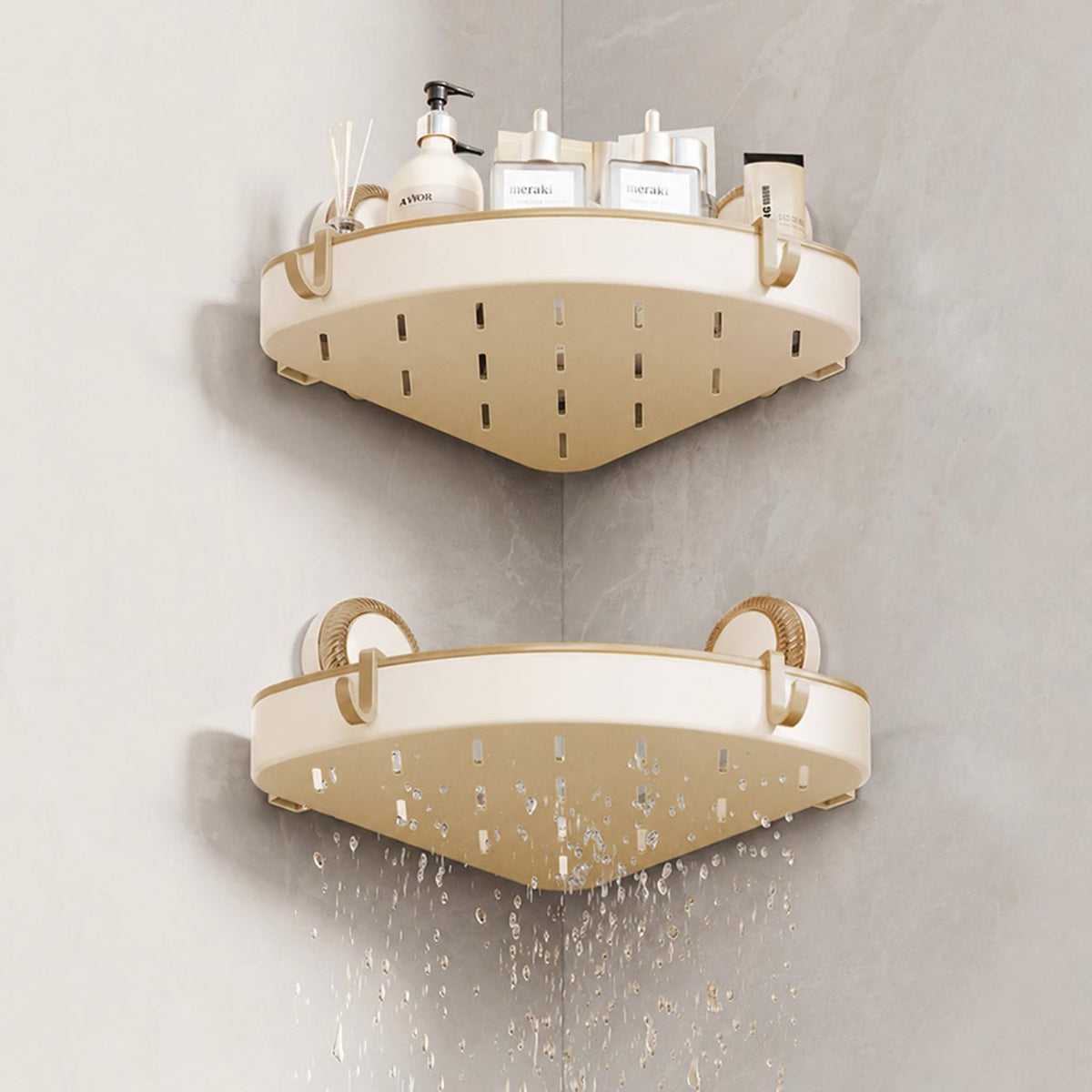 Easy to remove suction cup leaves no marks on the wall