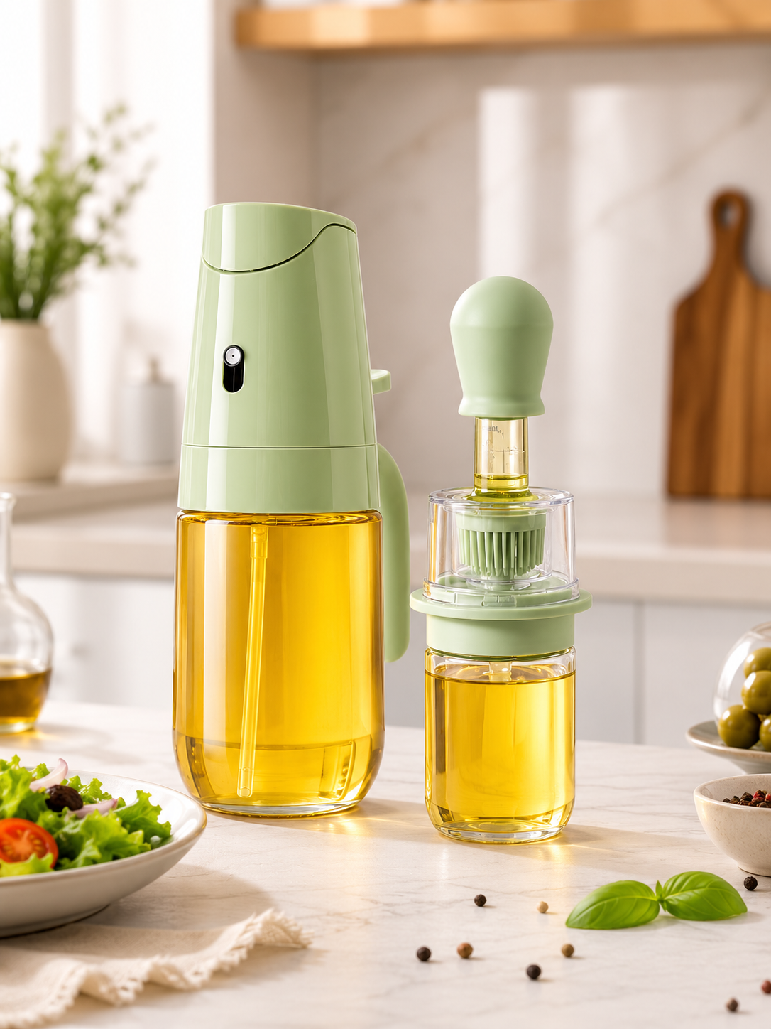 Fit Kitchen Duo – Oil Spray & Greasing Set
