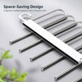 La Basera pant rack, black strip, space-saving design close-up