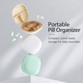 La Basera portable pill box organizer, compact travel medicine box